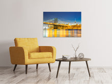 Load image into Gallery viewer, Canvas print Brooklyn Bridge At Night