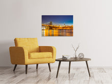 Load image into Gallery viewer, Canvas print Skyline NY Williamsburg Bridge