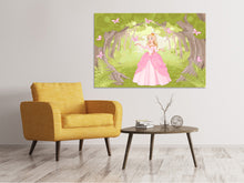 Load image into Gallery viewer, Canvas print Princess in the Wood
