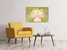 Load image into Gallery viewer, Canvas print Princess in the Wood