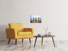 Load image into Gallery viewer, Canvas print Three Stone Stacks