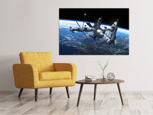 Load image into Gallery viewer, Canvas print Satellite