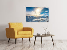 Load image into Gallery viewer, Canvas print Over The Snowy Peaks