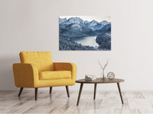 Load image into Gallery viewer, Canvas print Photo Wallaper Mountains In Monochrome