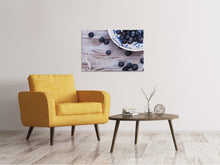 Load image into Gallery viewer, Canvas print Blueberries
