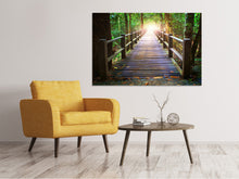 Load image into Gallery viewer, Canvas print The Bridge In The Forest