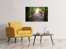 Load image into Gallery viewer, Canvas print The Bridge In The Forest