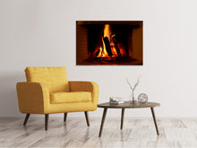 Load image into Gallery viewer, Canvas print Fire In The Chimney
