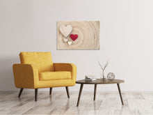 Load image into Gallery viewer, Canvas print Hearts