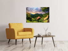 Load image into Gallery viewer, Canvas print Swiss Mountains In Summer