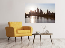 Load image into Gallery viewer, Canvas print Skyline Sunrise In Frankfurt