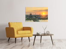 Load image into Gallery viewer, Canvas print Skyline Cologne At Sunset