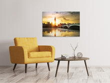 Load image into Gallery viewer, Canvas print Skyline Big Ben In Sunset