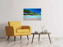 Load image into Gallery viewer, Canvas print Beach Palms