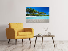 Load image into Gallery viewer, Canvas print Beach Palms
