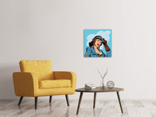 Load image into Gallery viewer, Canvas print Pop Art Pilot