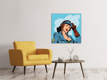 Load image into Gallery viewer, Canvas print Pop Art Pilot
