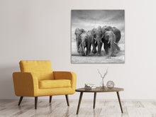 Load image into Gallery viewer, Canvas print The Elephants