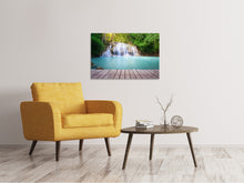 Load image into Gallery viewer, Canvas print Terrace At The Waterfall