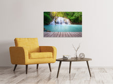 Load image into Gallery viewer, Canvas print Terrace At The Waterfall