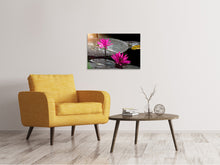 Load image into Gallery viewer, Canvas print Water Lily In The Morning Dew