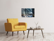 Load image into Gallery viewer, Canvas print Forest In The Light Beam