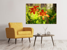 Load image into Gallery viewer, Canvas print Lilies In Nature
