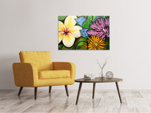 Load image into Gallery viewer, Canvas print Graffiti Flowers