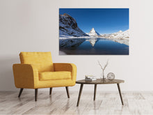 Load image into Gallery viewer, Canvas print The Riffelsee On Matterhorn