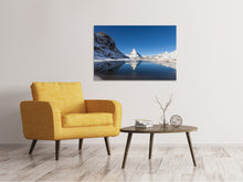 Load image into Gallery viewer, Canvas print The Riffelsee On Matterhorn