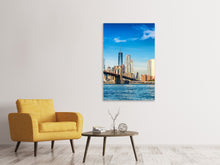 Load image into Gallery viewer, Canvas print New York Skyline And Brooklyn Bridge