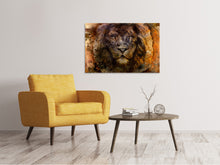 Load image into Gallery viewer, Canvas print Portrait Of A Lion