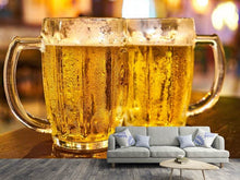 Load image into Gallery viewer, Photo Wallpaper 2 beer glasses