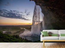 Load image into Gallery viewer, Photo Wallpaper Evening mood at the waterfall