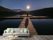 Load image into Gallery viewer, Photo Wallpaper Alone at full moon