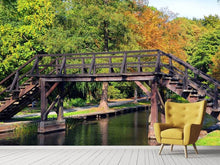 Load image into Gallery viewer, Photo Wallpaper Old wood bridge