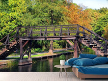 Load image into Gallery viewer, Photo Wallpaper Old wood bridge