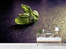Load image into Gallery viewer, Photo Wallpaper Basil leaves