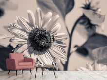 Load image into Gallery viewer, Photo Wallpaper Bees on the sunflower sw