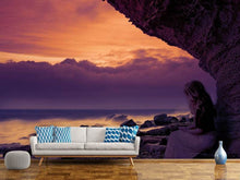 Load image into Gallery viewer, Photo Wallpaper Blue hour at the cliffs