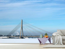 Load image into Gallery viewer, Photo Wallpaper Bridge in the snow