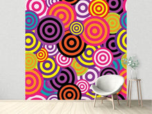 Load image into Gallery viewer, Photo Wallpaper Colorful retro circles