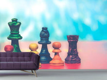Load image into Gallery viewer, Photo Wallpaper Colorful chess