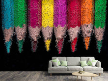 Load image into Gallery viewer, Photo Wallpaper Crayons in the water