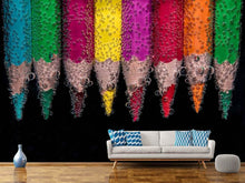 Load image into Gallery viewer, Photo Wallpaper Crayons in the water