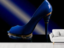 Load image into Gallery viewer, Photo Wallpaper The blue high heel
