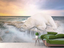 Load image into Gallery viewer, Photo Wallpaper The polar bear and the sea