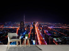 Load image into Gallery viewer, Photo Wallpaper The colorful lights of Dubai