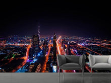 Load image into Gallery viewer, Photo Wallpaper The colorful lights of Dubai