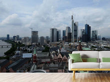 Load image into Gallery viewer, Photo Wallpaper The roofs of Frankfurt